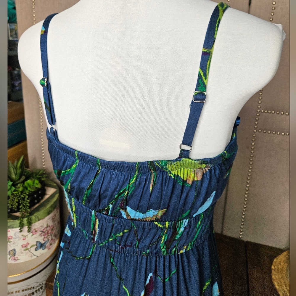 Soma Sketch Leaves Ink Sleevless Bra Top Dress - Picture 5 of 15